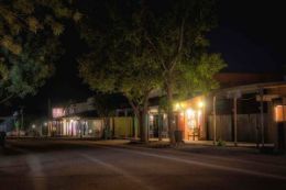 Tombstone Ghost Tour Main Street at night