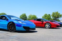 Drive a Ferrari, McLaren, or Lamborghini, autocross track at Maple Grove Raceway, Pennsylvania