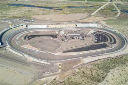 Phoenix  Raceway, Arizona, aerial view of racetrack