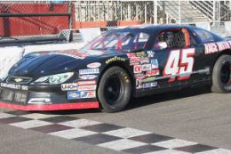 Buckle up and drive a NASCAR style race car at Five Flags Speedway, Pensacola FL