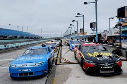 Homestead Miami Speedway stockcars ready to race