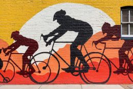 Richmond, Virginia Mural Street Art Tour cyclists