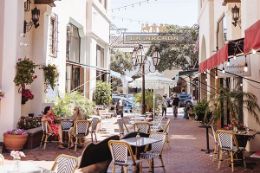 Downtown Santa Barbara on mini original SB food tour