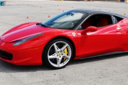 Drive a Ferrari on an autocross racing track in Orlando.